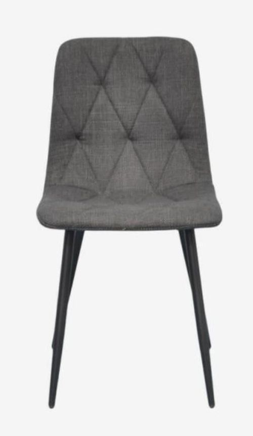 купить Комплект стол и стулья Evelin di Costacurta cтол DT-402-6B + 4 стула YTC-080B Bluvel-14 (Dark grey) в Кишинёве 