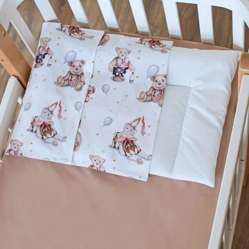 cumpără Lenjerie de pat pentru copii Veres VR 153.1.52 Медведи цирковые (90x110/40x60) (3ед.) în Chișinău 