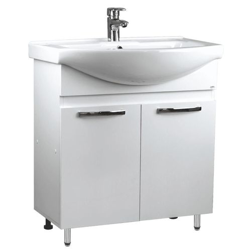 cumpără Dulap pentru lavoar Mashtab 11325 Agat cu 2 usi 50cm Alb în Chișinău 