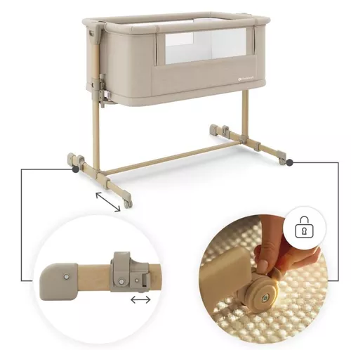 cumpără Leagăn KinderKraft KLNEEGR2BEG0000 Nestee Grow 2 beige wood în Chișinău 