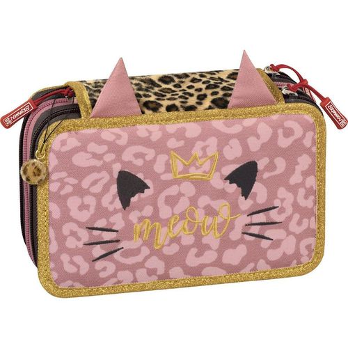 купить Школьный пенал Brunnen Пенал Sweet Wild Cat в Кишинёве 