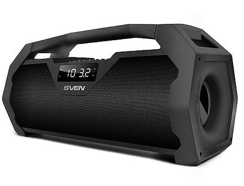 cumpără SVEN PS-470 Portable Bluetooth speaker, 18W (2 x 9W), 100Hz–20kHz, LED display, FM-tuner, microSD, USB Flash, Li-Ion 1800 mAh, USB (boxe portabile sistem acustic/колонки портативные акустическая сиситема), www în Chișinău 