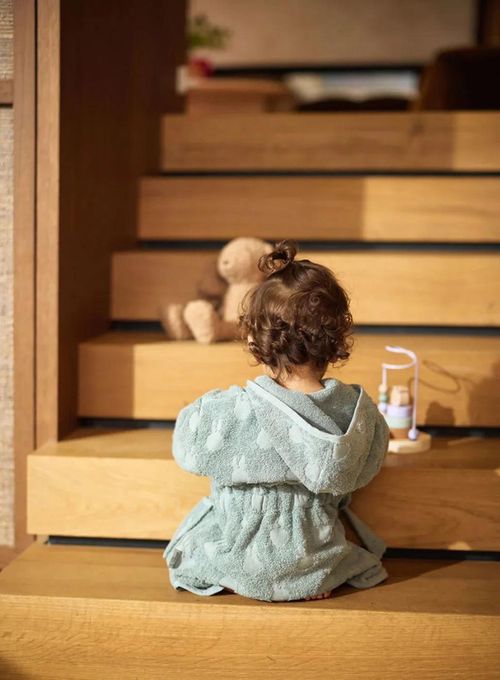 cumpără Accesoriu pentru baie Jollein 060-808-67109 Halatel de baie Miffy Jacquard Sea Green (1-2 ani) în Chișinău 