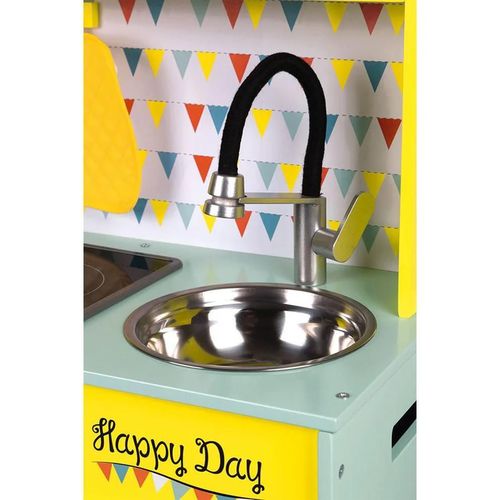 купить Игрушечная кухня и посуда Janod J06564 Kitchen Happy Day Playset в Кишинёве 
