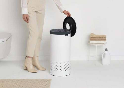 купить Держатель бумаги Brabantia 30 48 66 35L, White, Plastic Lid в Кишинёве 