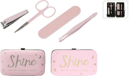 купить Набор маникюрный Eleganza 31115 Shine 4buc in husa в Кишинёве 