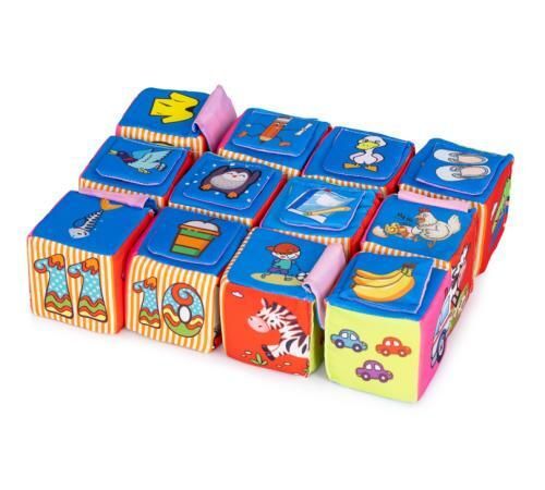 cumpără Jucărie Chipolino PWCUB02501M Кубики Мягкие 12шт în Chișinău 