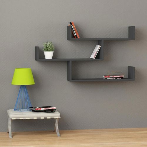 купить Полка декоративная Trendy Tibet-Antracit 120x67x22cm (GTR005342) в Кишинёве 