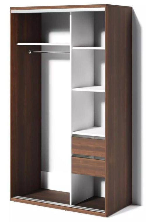 cumpără Dulap Fabrik Home Купе 1200 (2 зеркала) орех тёмный în Chișinău 