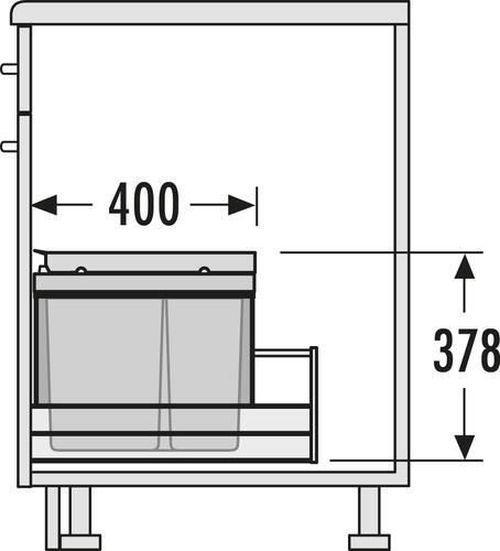 cumpără Coș de gunoi Hailo 3631511 Triple XL 500 în Chișinău 