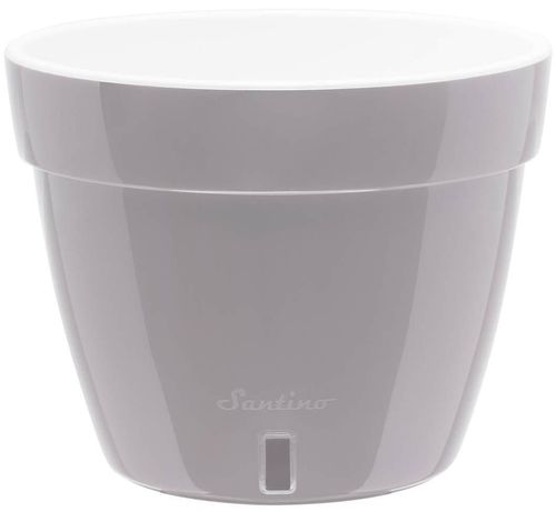 cumpără Ghiveci pentru flori Santino Asti (18.0L, Gri/Alb) în Chișinău 