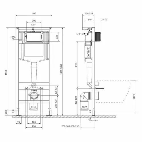 купить Унитаз Cersanit System 50 PNEU в Кишинёве 