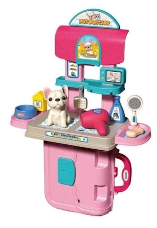 cumpără Complex de joacă pentru copii Optmarket 202016989 Ветеринарная клиника 3в1 розовая în Chișinău 