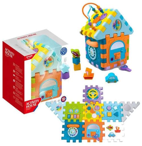 cumpără Puzzle Huanger (19254) Cub educativ cu forme HE0528 în Chișinău 