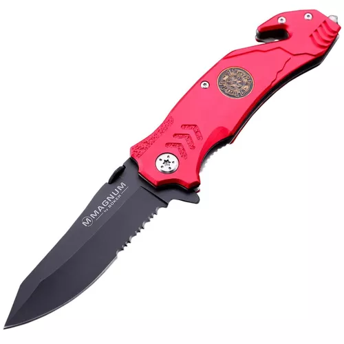 купить Нож походный Boker BO-01LL470 Magnum Fire Fighter Red в Кишинёве 
