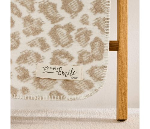 купить Плед s.Oliver 2657/300 Jacquar Decke 150х200 Beige в Кишинёве 
