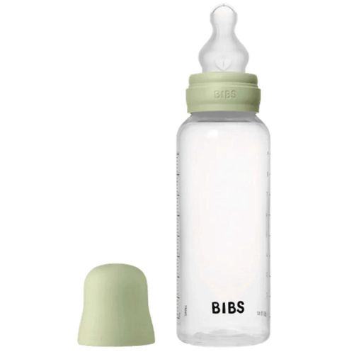 cumpără Cană cu pai BIBS 50171250 Biberon din plastic anticolici Sage cu tetina din silicon 3+ luni, 270 ml în Chișinău 