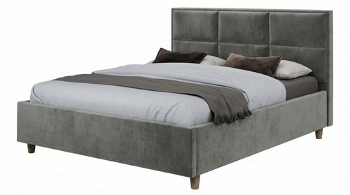 купить Кровать Relaxe Home 025410 Toscana (160x200), London 16, Dark Grey в Кишинёве 