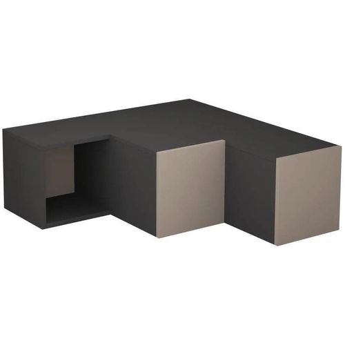 cumpără Comodă TV Trendy Compact, antracit, moka deschis 90x32x92cm în Chișinău 