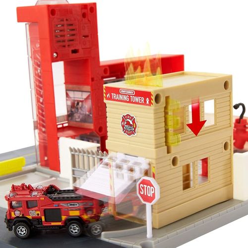 cumpără Mașină Hot Wheels HBD76 Set Stație de pompieri Matchbox în Chișinău 