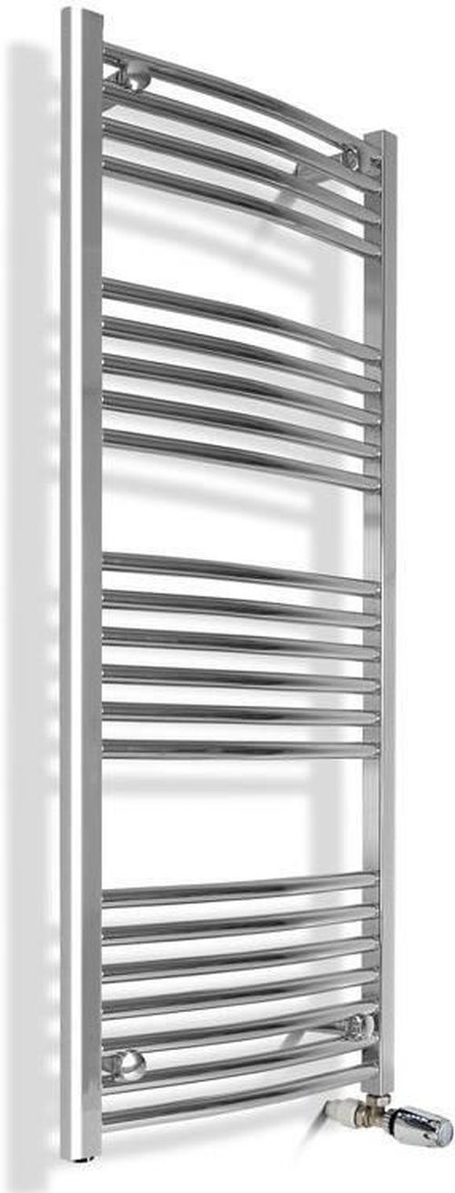 купить Полотенцесушитель Radiva Haiti 400x1200 mm Curved (crom) в Кишинёве 
