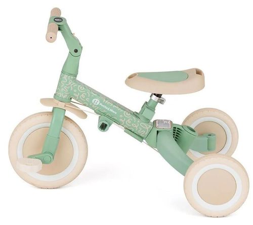 купить Велосипед-коляска Petite&Mars 613480 Tricicleta evolutiva 5in1 Turbo Limited Edition Green Twist в Кишинёве 