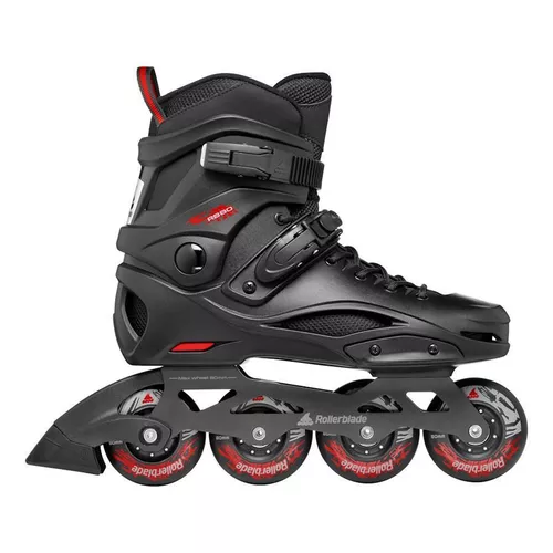 купить Роликовые коньки Rollerblade 7400500741 RB 80, Nero/Rosso, Size 39 в Кишинёве 