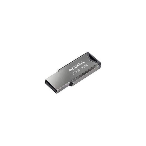 cumpără 32GB USB3.1 Flash Drive ADATA UV350, Silver, Metal Case, Slim Capless, Keychain (R/W:60/30MB/s) (memorie portabila Flash USB/внешний накопитель флеш память USB) în Chișinău 