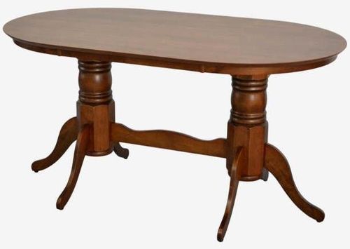 купить Комплект стол и стулья Evelin di Costacurta стол HV-24V Burnish Oak + 6 стульев GLORIA Burnish Oak/Ekea12 Dark Brown в Кишинёве 