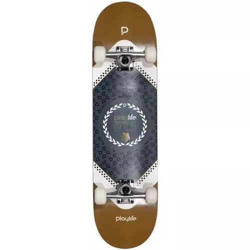 cumpără Skateboard Powerslide 880277 Playlife Hardcore Gold 31x8 în Chișinău 
