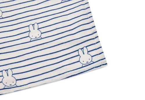 купить Аксессуар для пеленания Jollein 535-852-68008 Pelinci de muselina Miffy Miffy Stripe Navy, 115x115cm, 2buc в Кишинёве 