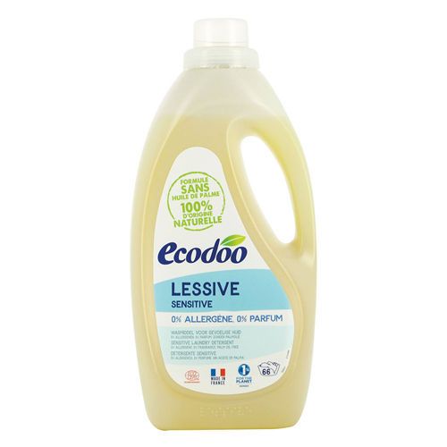 Detergent lichid eco pentru spalarea hainelor copiilor Ecodoo Sensitive fara miros 2 L 