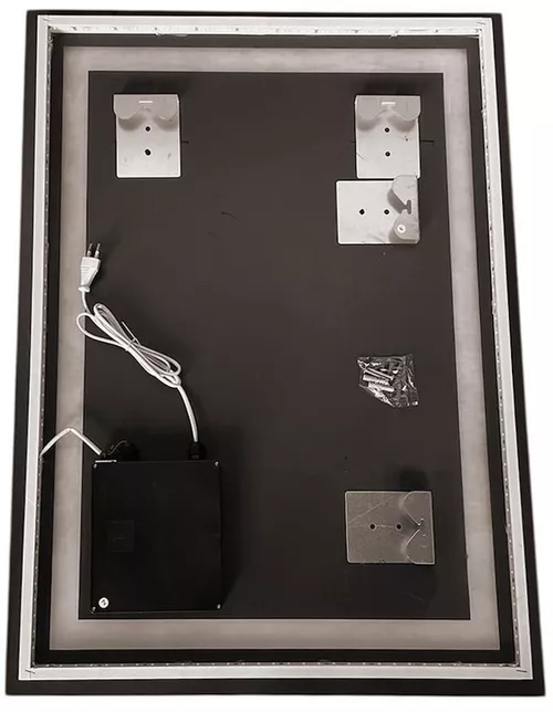 купить Зеркало для ванной Uniplast LM-111.6080 LED 6000K (dreptunghiulara cu janta) 60x80 cm в Кишинёве 