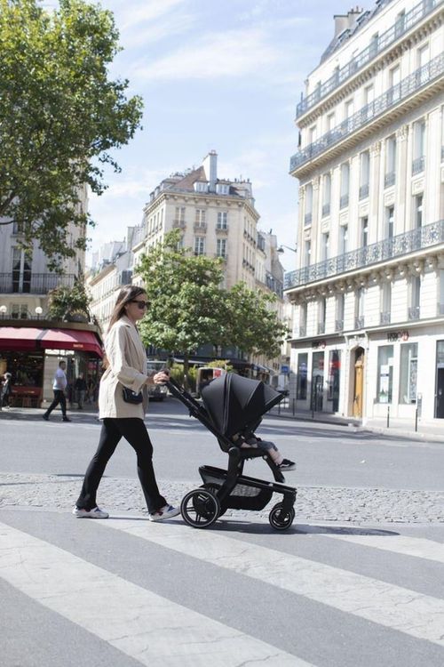 купить Детская коляска Joolz 900260 Hub+ compact, Brilliant Black в Кишинёве 