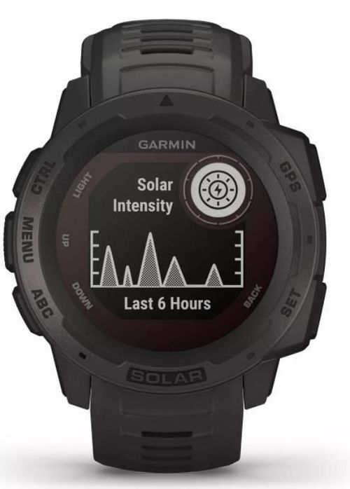 купить Смарт часы Garmin Instinct Solar Graphite в Кишинёве 