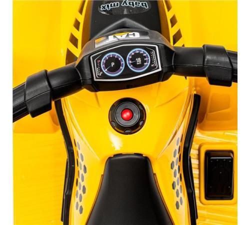 cumpără Mașină electrică pentru copii Baby Mix 54954 квадроцикл CAT жёлтый în Chișinău 