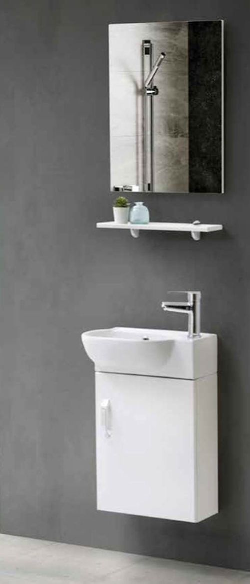 cumpără Oglindă baie Orka Oglinda Pera 45cm (white) (13019) în Chișinău 