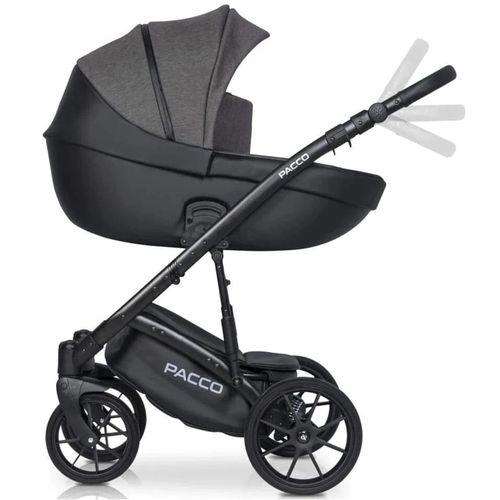 cumpără Сărucior pentru copii Riko Carucior 2in1 Basic Pacco 04 Carbon în Chișinău 