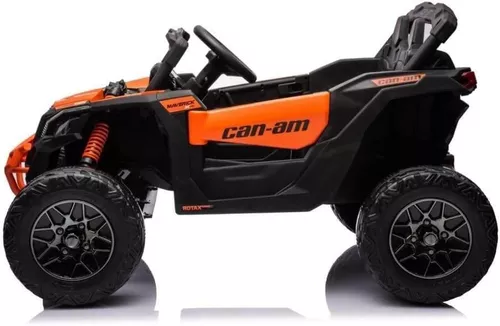 cumpără Mașină electrică pentru copii Kids car DK-CA003_Orange Can-Am Maverick, 12V10AH, scaune din piele în Chișinău 