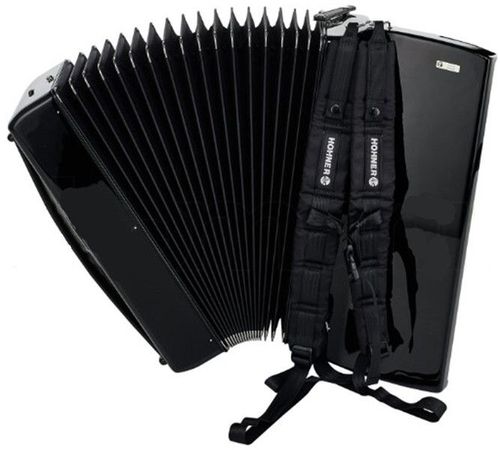 cumpără Pian digital Hohner Bravo III 120 silent key BK Acordeon 120 BASS NEGRU (16822) în Chișinău 