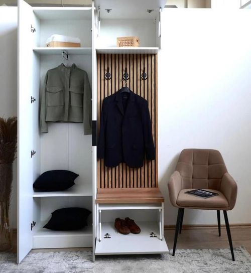 cumpără Raft pentru încălțăminte Fabrik Home Hardy 622x440x403 (для прихожей) Белый/Светло-серый мат în Chișinău 