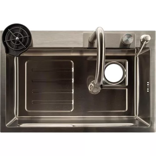 купить Мойка кухонная ArtFlame HR6845 SHERI negru в Кишинёве 