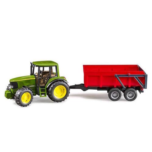 купить Машина Bruder 2057 Tractor cu remorca John Deere 6920, 49491 в Кишинёве 