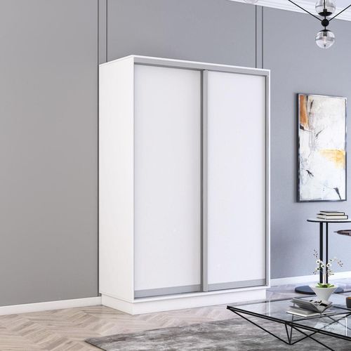 cumpără Dulap Mobildor-Lux Fox uși glisante din PAL (140x60x240H cm) Alb în Chișinău 