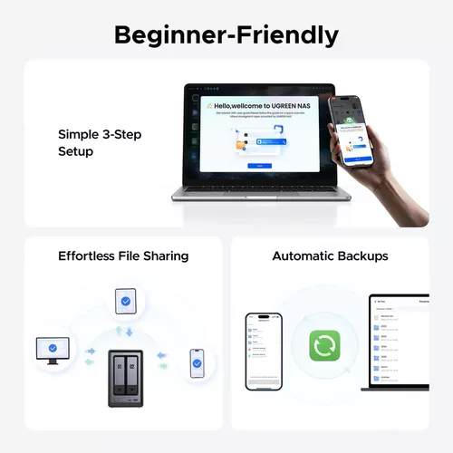 купить NAS сетевой накопитель Ugreen DXP2800 (Diskless) EU, Black в Кишинёве 