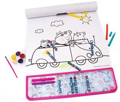купить Набор для творчества As Kids 1023-62751 Set de desen Giga Block 5 în 1 Peppa Pig в Кишинёве 
