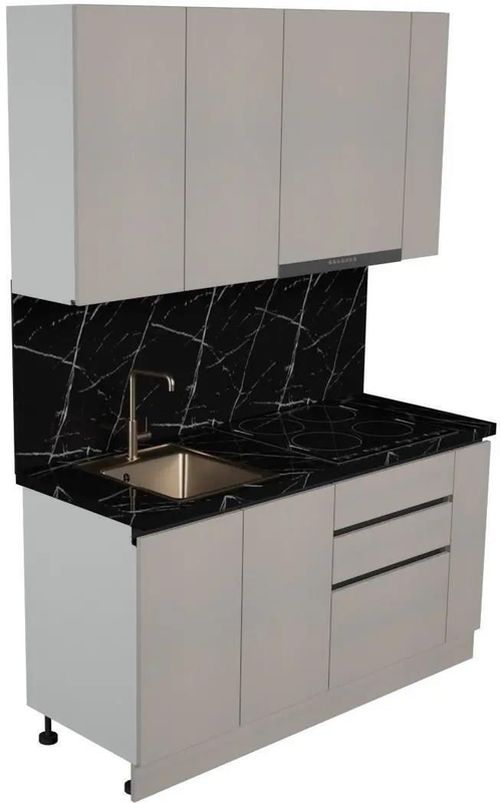 cumpără Mobilă pentru bucatarie ArtFlame GOLA New Grey (1.6 m.l.) în Chișinău 