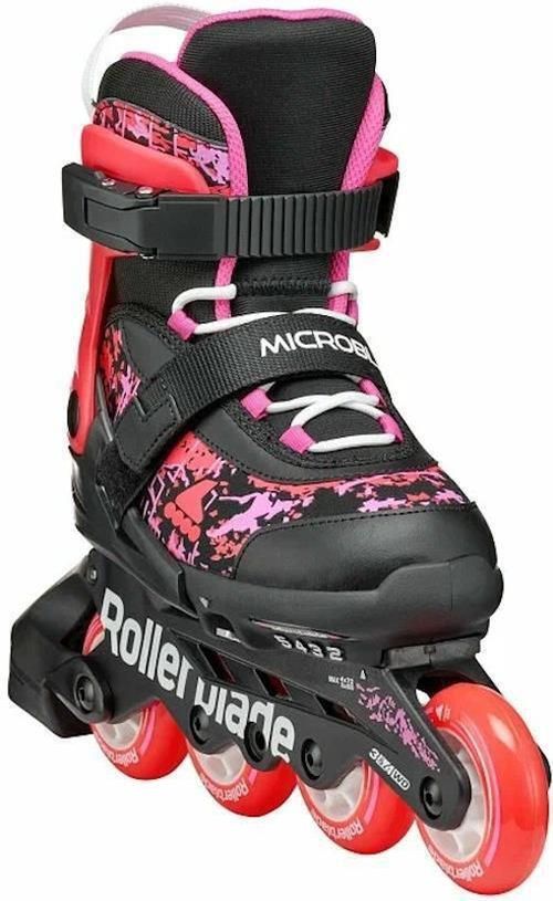 cumpără Role Rollerblade 86B0751540ND02 Microblade SL, 33-36.5, Nero/Corallo în Chișinău 