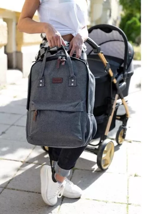 купить Сумка для мам Cangaroo Alice Dark Grey в Кишинёве 