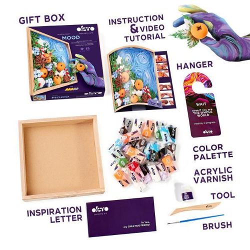 cumpără Set de creație Okto 10016-OK DIY Set de plastilină ușoară Bucurie în Chișinău 